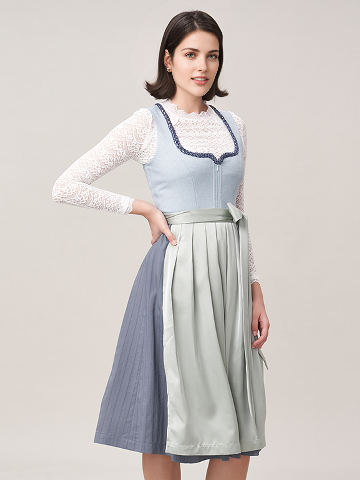 Amuse Dirndl in Blau