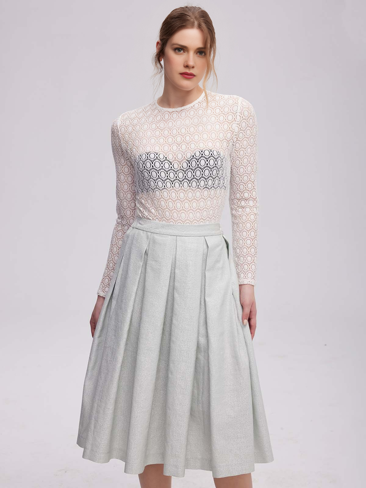 Grünes Dirndl mit modernem Schnitt