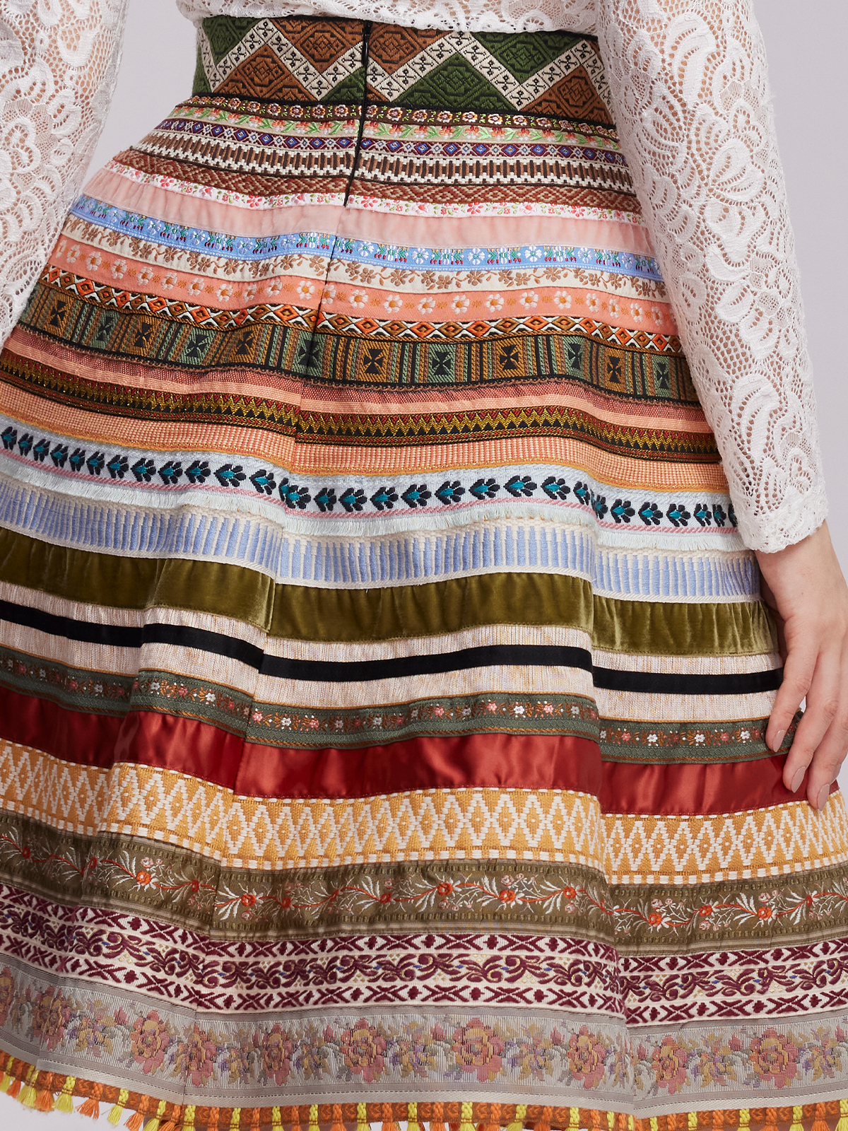 Hochwertiges Ja Mei Dirndl in Braun