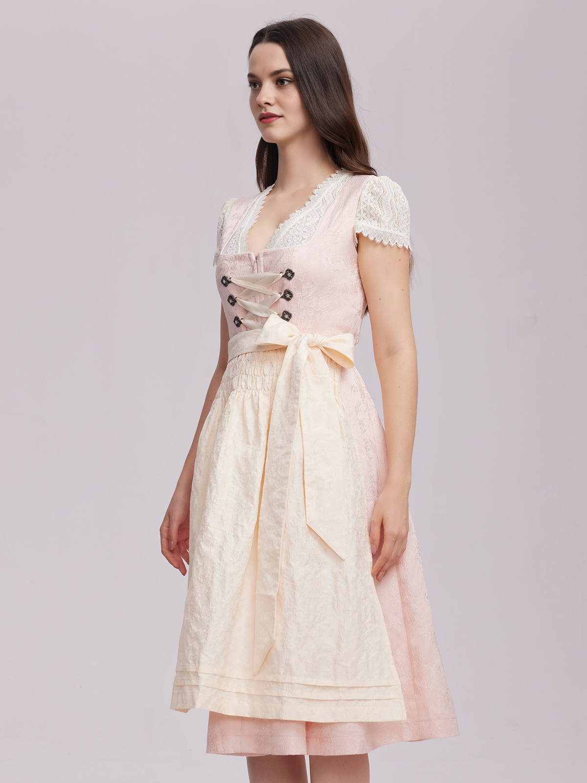 Dirndlbluse in Rosa